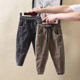 Children's Handsome Corduroy Casual Pants Winter Clothes - Enfance-Heureuse