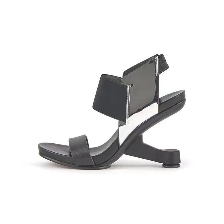 Sandales pour femmes européennes et américaines aux couleurs assorties