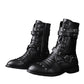 Middle Tube Leather Boots Ceremonial Motorcycle Men's Martin Performance - Enfance-Heureuse