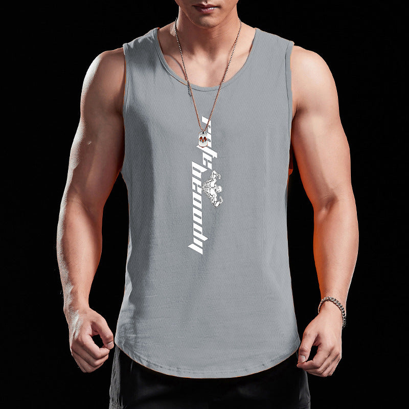 Men's Vest Youth Sports Breathable Sleeveless - Enfance-Heureuse