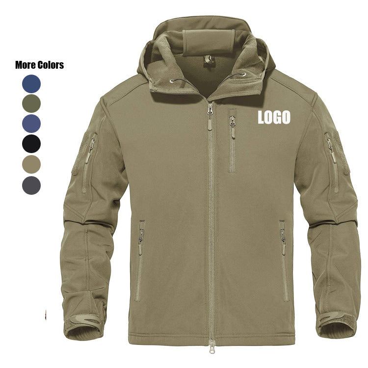 Hooded Outdoor Windproof Casual Men's New Loose Jacket - Enfance-Heureuse
