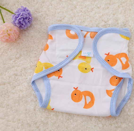 Cotton Cartoon Printed Cloth Diaper Washable Baby Diaper - Enfance-Heureuse