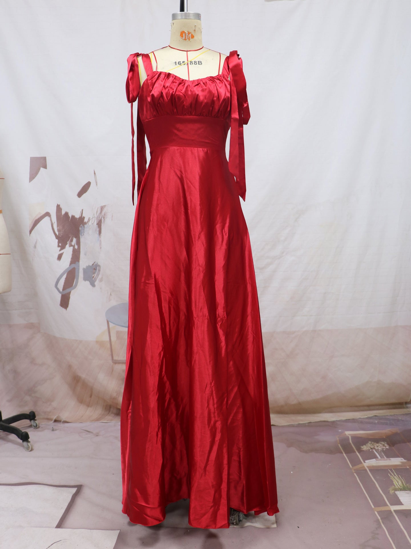 Fashion Sleeveless Camisole Gown Bridesmaid Evening Dress Dress Women - Enfance-Heureuse