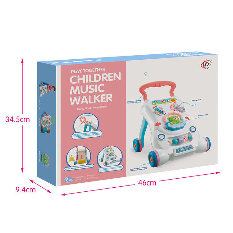 Children's Stroller With Music To Assist Walking - Enfance-Heureuse