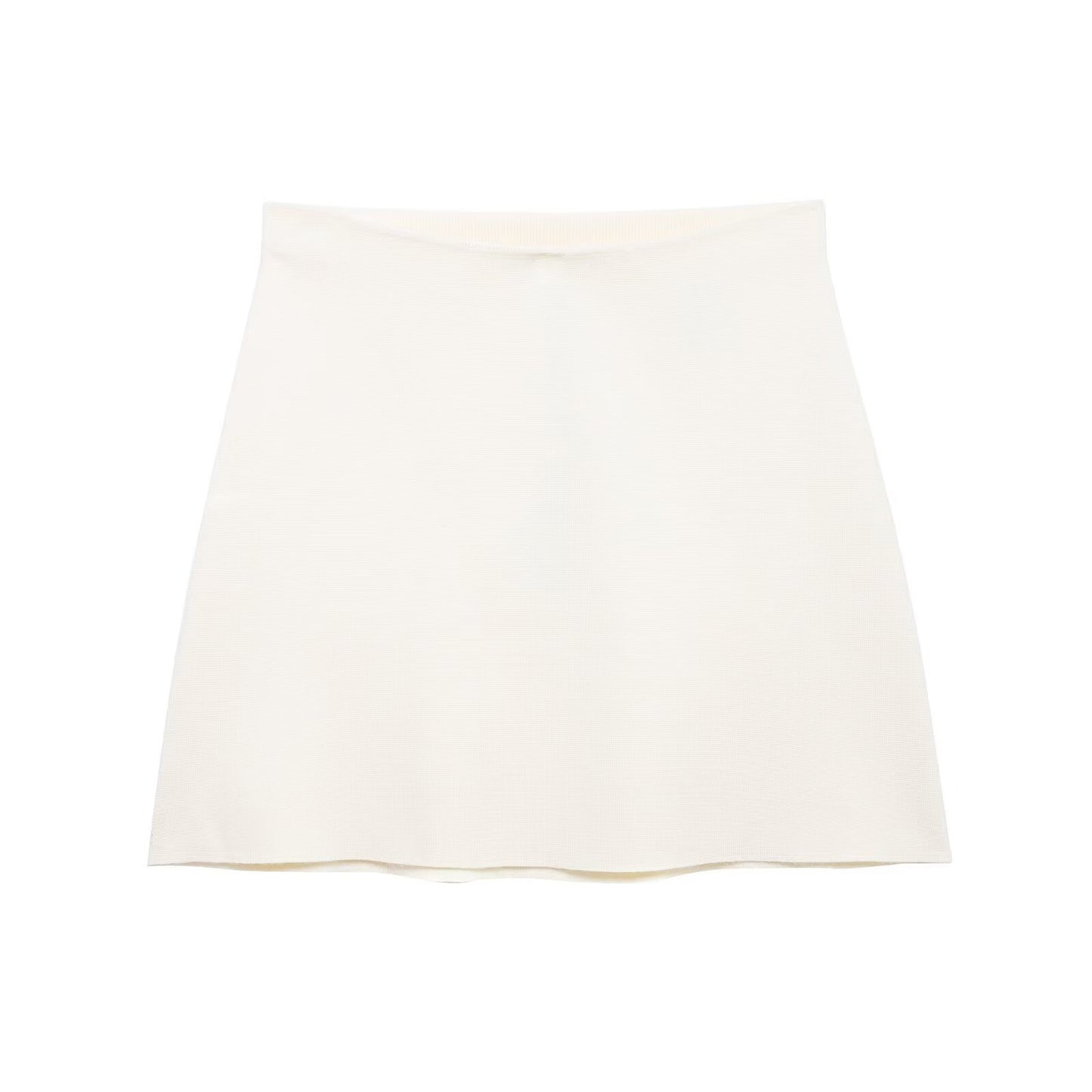 Flower Button Decoration Knitted Coat Short Mini Skirt Suit - Enfance-Heureuse