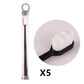 Brosse à dents ultra-fine à poils super doux, brosse de nettoyage en profondeur portable pour outils de soins bucco-dentaires, soins des dents, nettoyage buccal, voyage