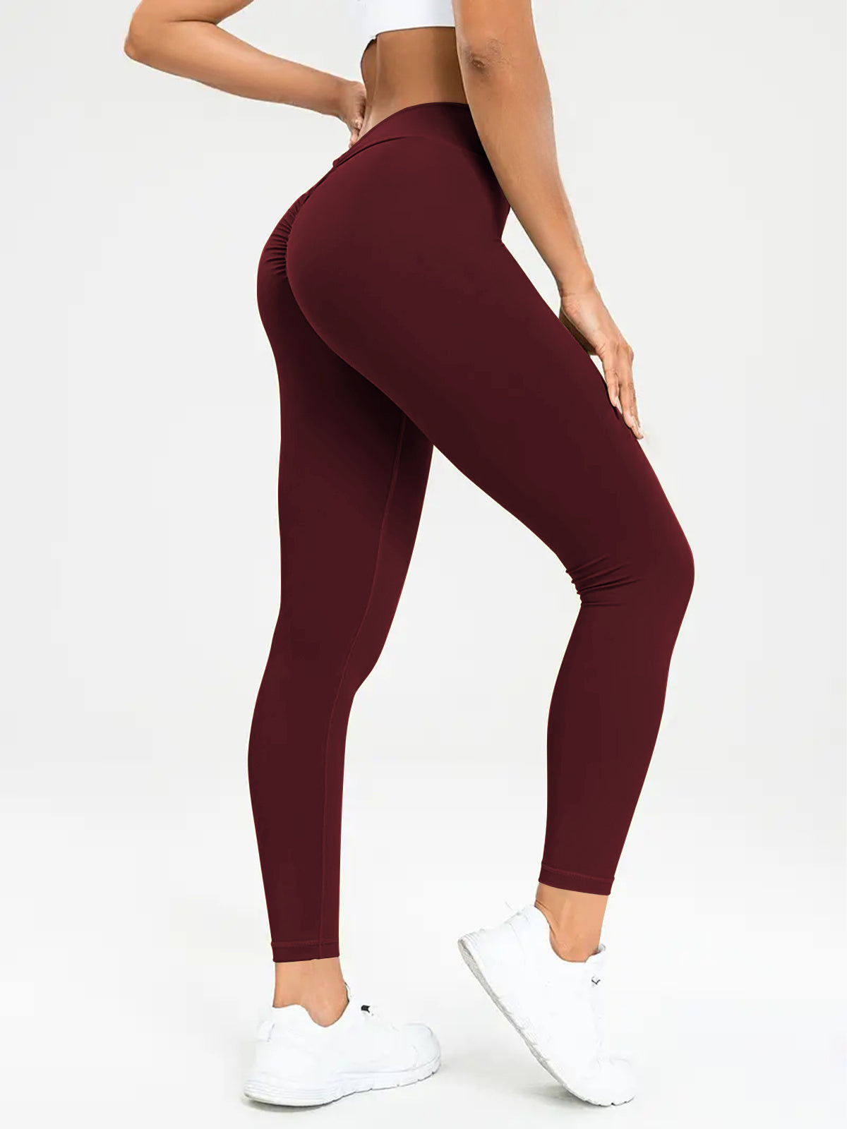 Women's Yoga Pants High Waist Lift High Elastic Tight Fitness Trousers - Enfance-Heureuse