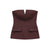 Solid Color Strapless Short Tube Top - Enfance-Heureuse