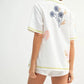 MABLE Embroidered Button Down Shirt and Shorts Set - Enfance-Heureuse