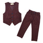Boys Autumn Clothing Two-piece Vest Set - Enfance-Heureuse