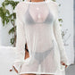 Round Neck Slit Cover-Up - Enfance-Heureuse