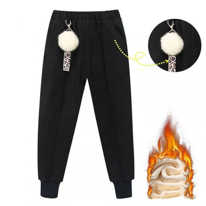 Pantalon en tissu de laine coton pour enfants plus grand - Enfance-Heureuse