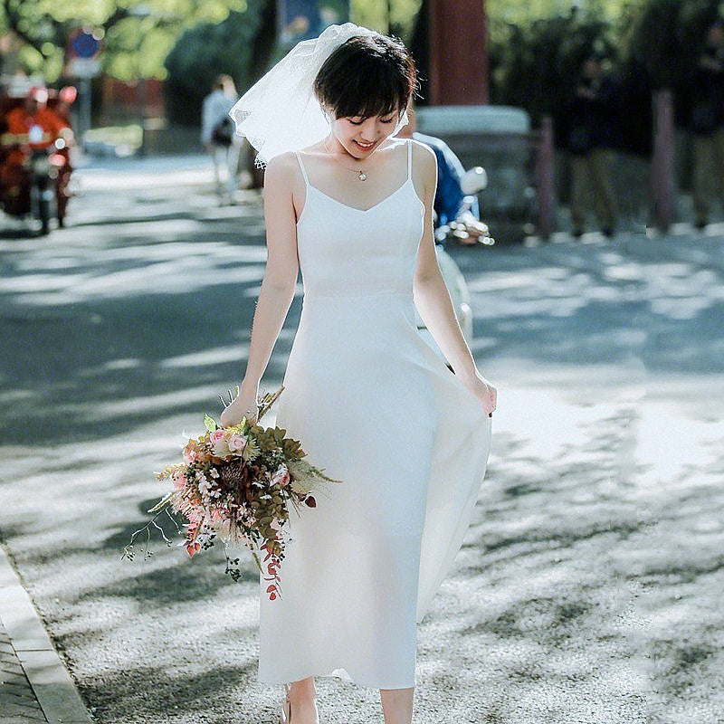 Minimal Sling Dress Daily Short - Enfance-Heureuse