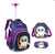Three-piece Trolley Bag For Primary School Students - Enfance-Heureuse