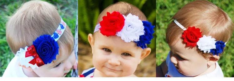 Bandeau à rayures roses pour enfants