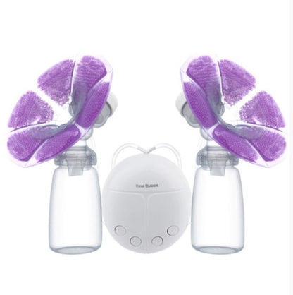 RealBubee Powerful Double Intelligent Microcomputer USB Electric Breast With Milk Bottle Cold Heat Pad Nipple - Enfance-Heureuse