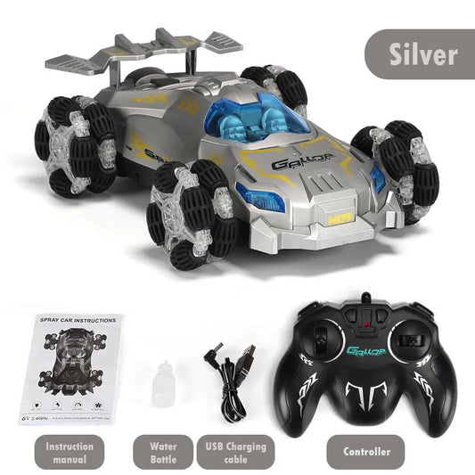 Drift Spray High Speed Music Light Remote Control Children's Electric Toy Car - Enfance-Heureuse