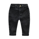 Children's High Elastic Fitting Denim Trousers - Enfance-Heureuse