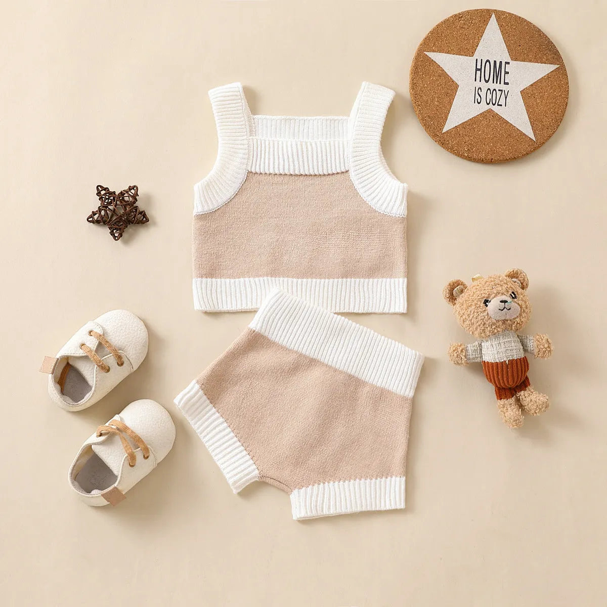 Children's Fashion Tank Top Summer Sweater Set - Enfance-Heureuse