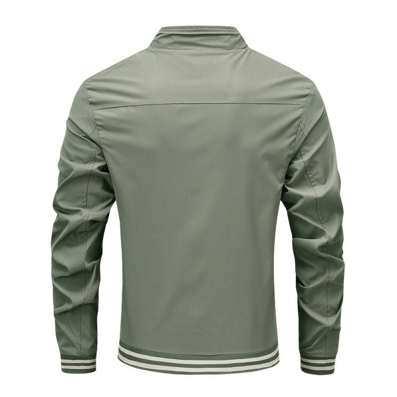 Sports Casual Youth Stand Collar Coat Top - Enfance-Heureuse