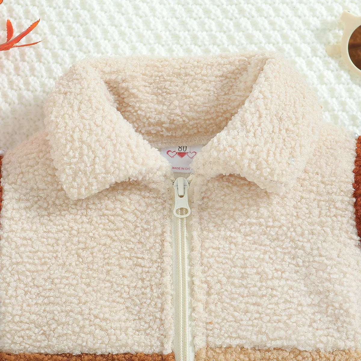 Children's New Zipper Cute Polar Fleece Jacket - Enfance-Heureuse