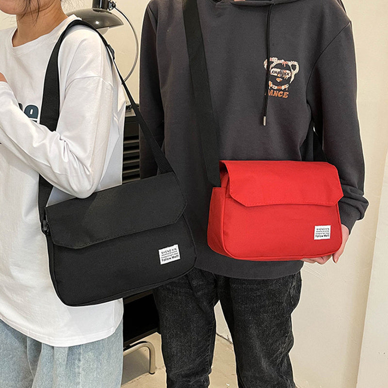 Ins Messenger Bags Women Men Crossbody Shoulder Bag Casual Couple Small Flap Bag - Enfance-Heureuse