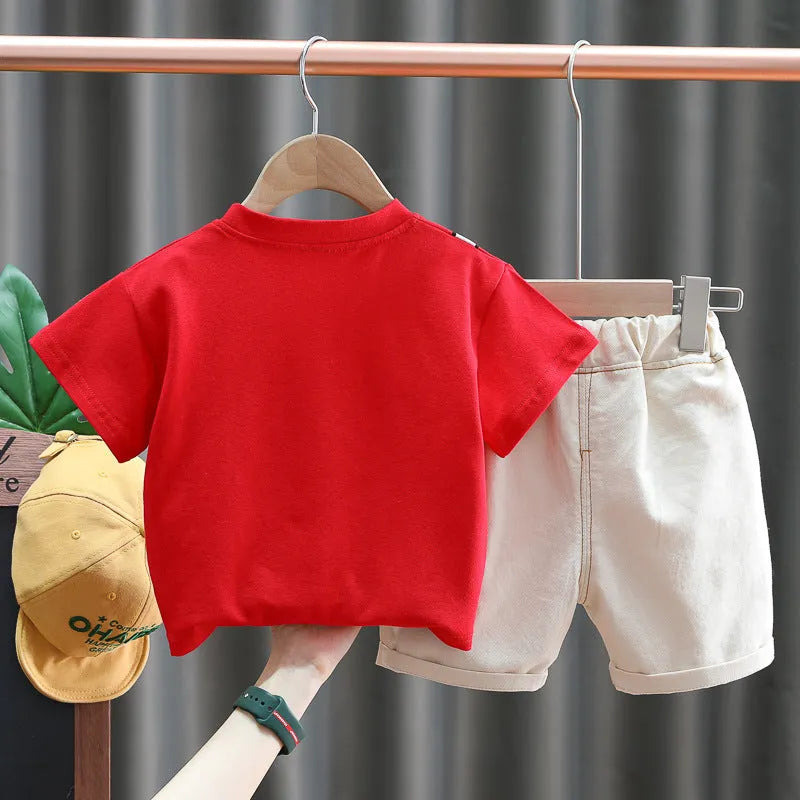 Children's Summer Clothing Sports Korean Style - Enfance-Heureuse