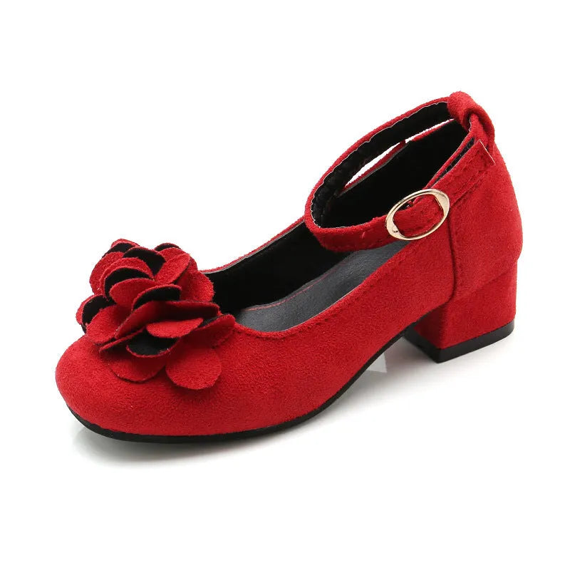 Filles Spectacle En Cuir Princesse Talons hauts - Enfance-Heureuse