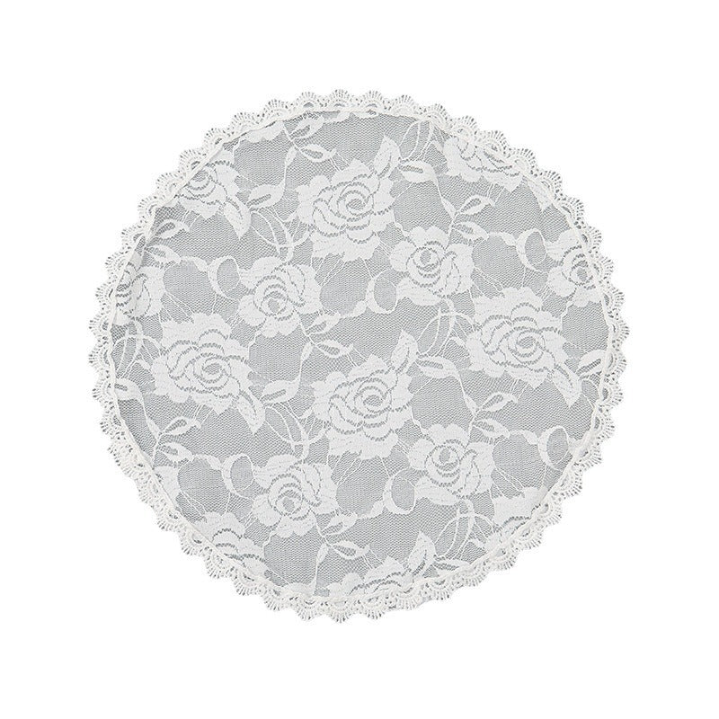 Round Wedding Bridal Elegant Dress Accessories Small Cover Head