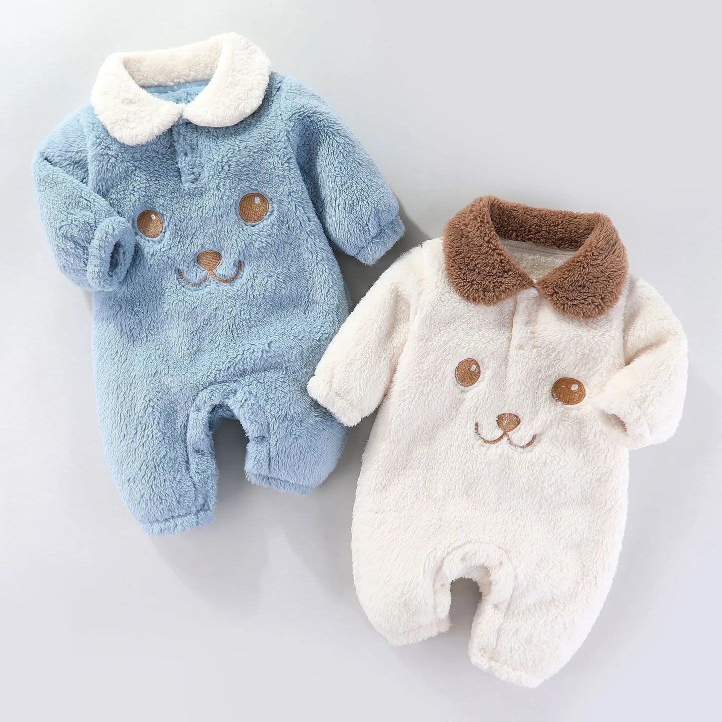 Keep Baby Warm Long Woollen Trousers Jumpsuit - Enfance-Heureuse
