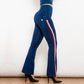 Shascullfites Melody Jeans Push Up Effect Skinny Jeans Sexy Lift Striped Flare Jeans Women's Denim Pants - Enfance-Heureuse