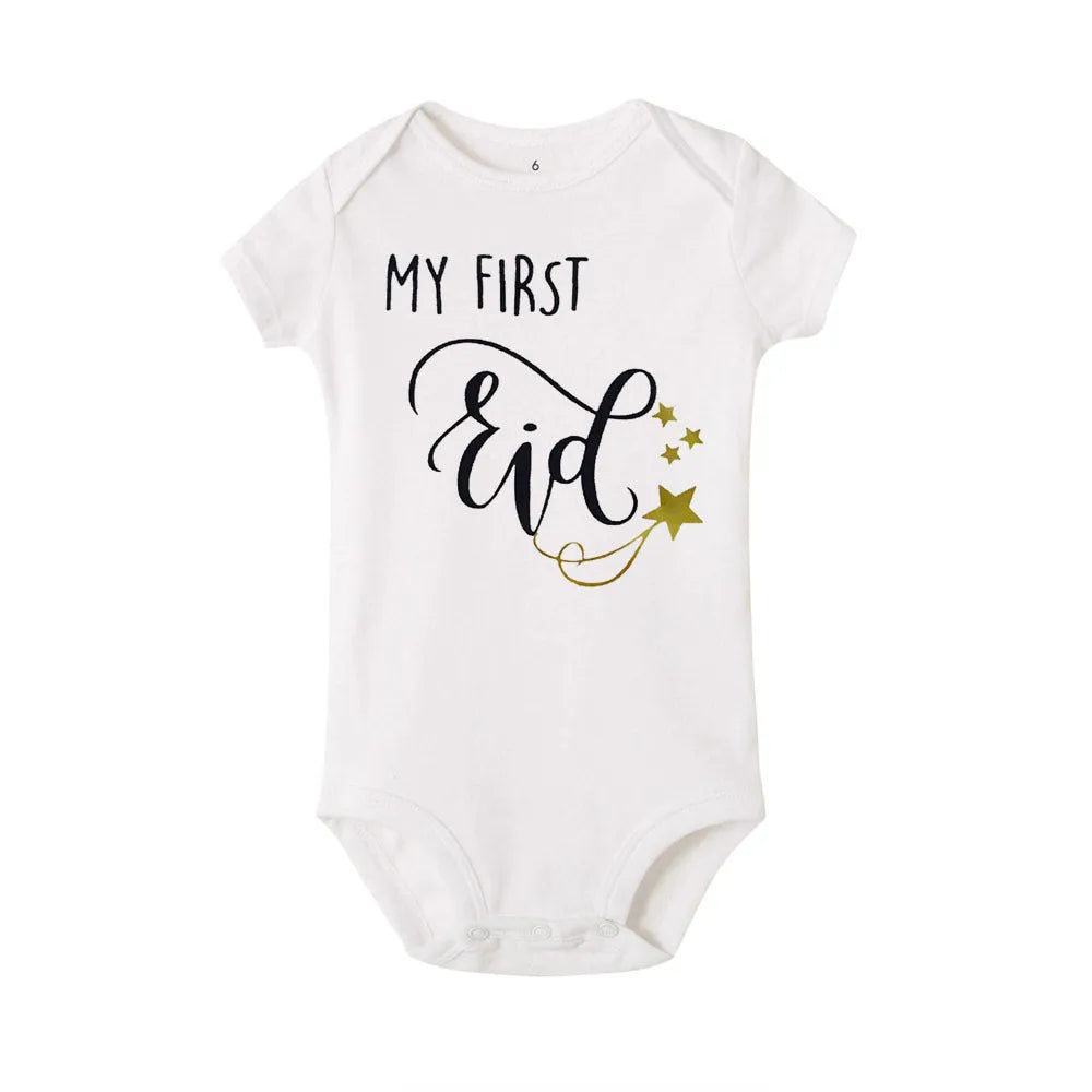 Star Letter Print Kids Romper Fashion - Enfance-Heureuse