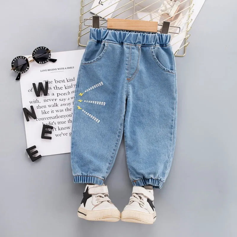 Children's Naughty Spring And Autumn Jeans - Enfance-Heureuse