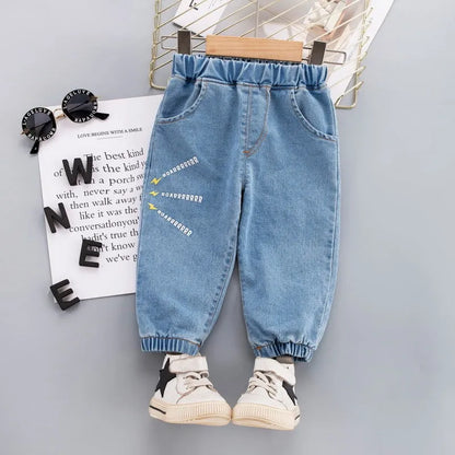 Children's Naughty Spring And Autumn Jeans - Enfance-Heureuse