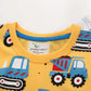 Boys' Creative Cartoon Print Short Sleeves - Enfance-Heureuse