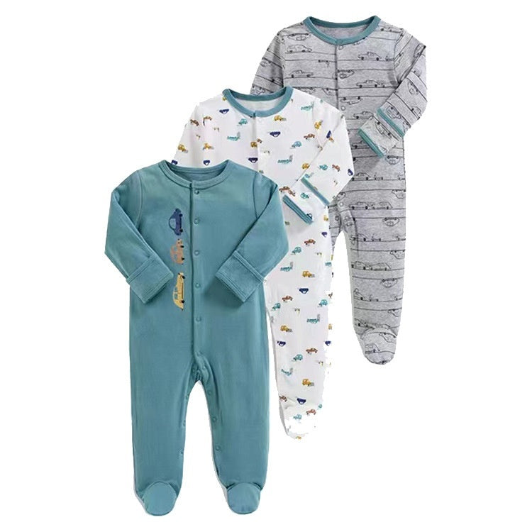 Spring And Autumn Baby Jumpsuits - Enfance-Heureuse
