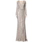 Temperament Banquet Ladies Sequined Annual Meeting Host Long Evening Dress - Enfance-Heureuse
