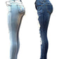 European And American Style Women Ripped Slimming Jeans - Enfance-Heureuse