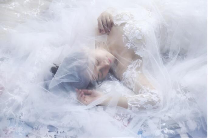 Bridal Wedding Veil Widened Tail - Enfance-Heureuse