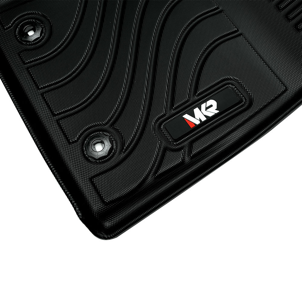 All-Weather TPE Front And Rear Row Floor Liners Floor Mats Fit For Toyota Tundra CrewMax Cab 2022-2025, Custom Fit Tundra Car Mats - Enfance-Heureuse