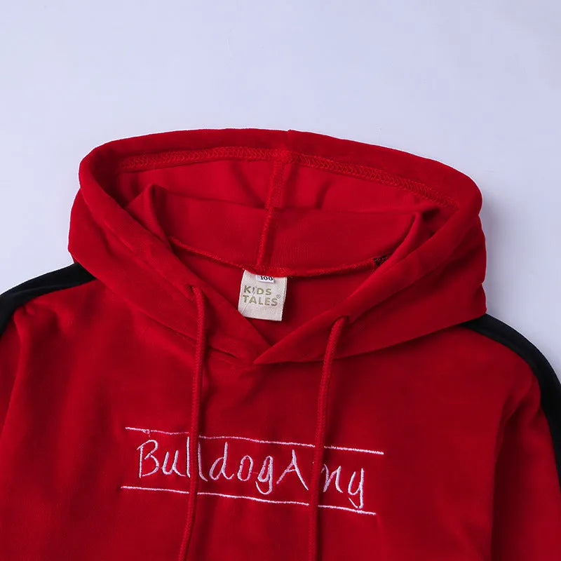 Costume de sport deux pièces à manches longues pour filles - Enfance-Heureuse