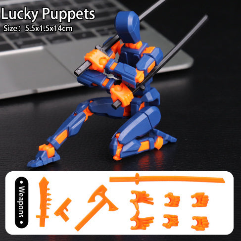 Multi-Jointed Movable Shapeshift Robot 2.0 3D Printed Mannequin Dummy Action Model Doll Toy Kid Gift - Enfance-Heureuse