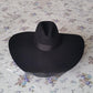 Pure Wool European And American Fashionable Ultra Wide Brim Wool Woolen Hat