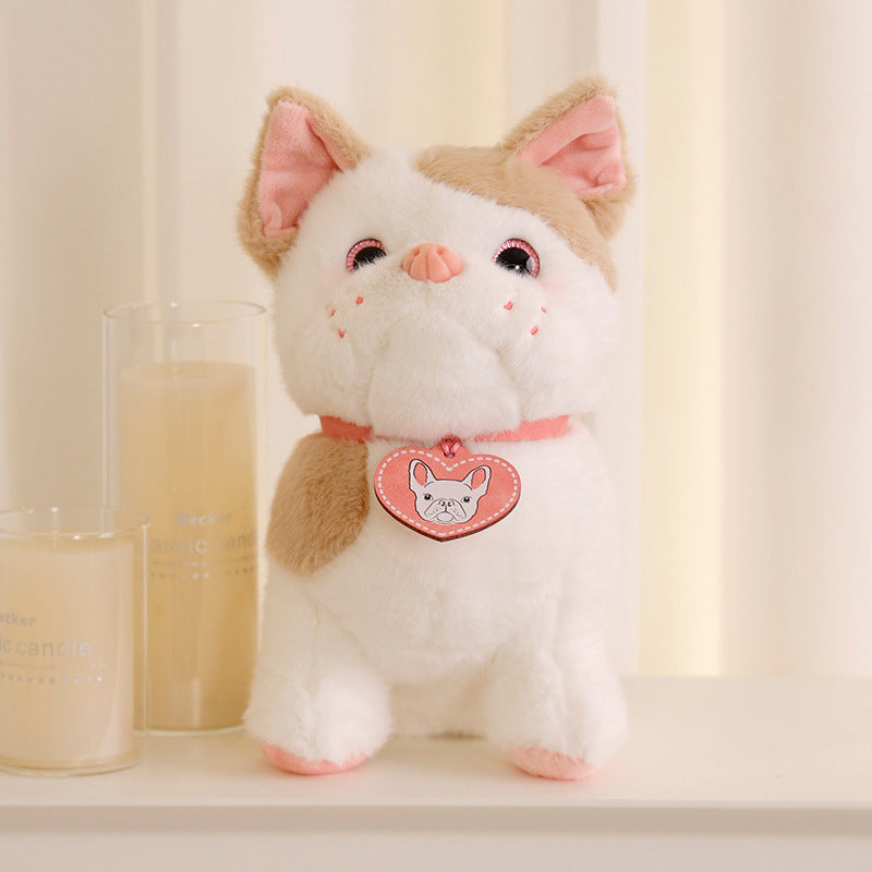 Creative Cute Simulation Cat Fighting Dog Doll Toys - Enfance-Heureuse