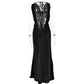 Women's Clothing Banquet Style Evening Lace Up Long Dress - Enfance-Heureuse