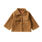 Autumn New Plush Plaid Reversible Coat - Enfance-Heureuse