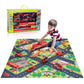 Mini Racing Toy Alloy Engineering Car Parking Lot Scene Game Mat Carpet - Enfance-Heureuse
