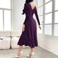 Women's Long Sleeve Round Neck Dress