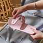 Folding Travel Slippers Hotel House Shoes Removable Non-slip Bathroom Slippers Summer Unisex Slides - Enfance-Heureuse