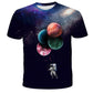 T-shirt astronaute à impression numérique